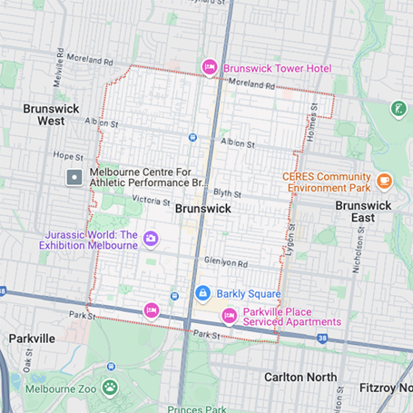 Beveridge map area