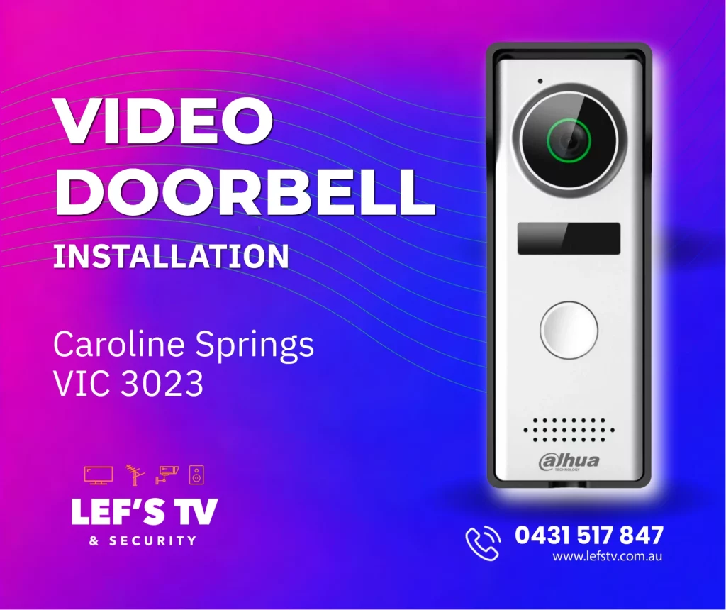 Video Doorbell Installation Caroline Springs 3023